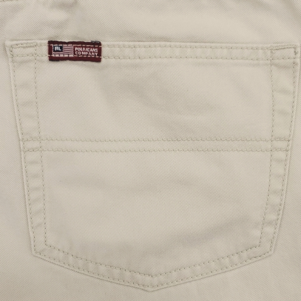 Polo Ralph Lauren pants women's size 8 beige khaki mid rise straight leg cotton - Picture 9 of 15